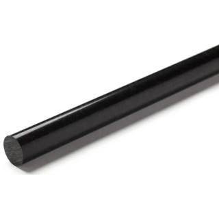 RS PRO High-Performance Black Delrin Acetal Rod, 1 m Length x 12.7 mm Diameter 197-4255
