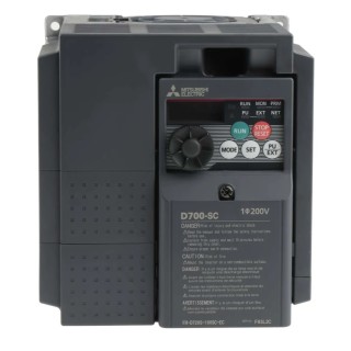 Mitsubishi Electric Inverter Drive 2.2 kW 1 Phase 230V Variable Frequency Vector Control FR-D720S-100SC-EC