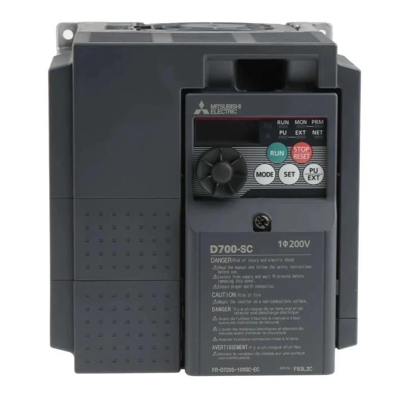Mitsubishi Electric Inverter Drive 2.2 kW 1 Phase 230V Variable Frequency Vector Control FR-D720S-100SC-EC
