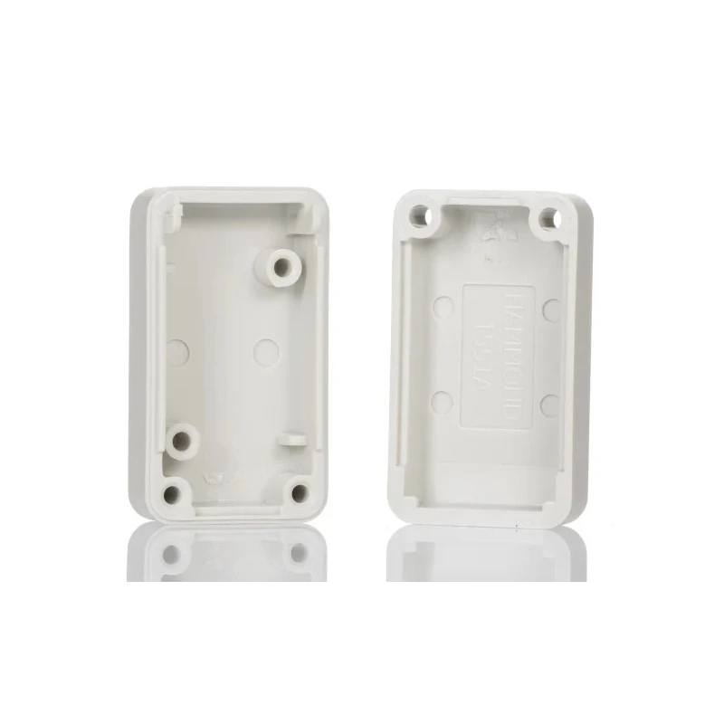 Hammond Flanged ABS Enclosure Grey Lid IP54 35 x 20 x 15 mm 