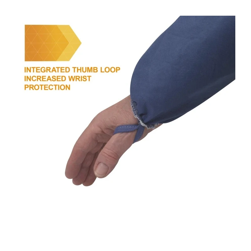 Kimberly Clark Blue Disposable Overall, Medium 104 to 112 cm Chest Size, 1.76 m Length, KleenGuard® A50 Series 96880