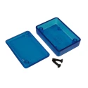 Hammond Flanged 1551 Series Translucent Blue Blue Lid ABS Enclosure IP54 50 mm x 35 mm x 15 mm 1551FTBU