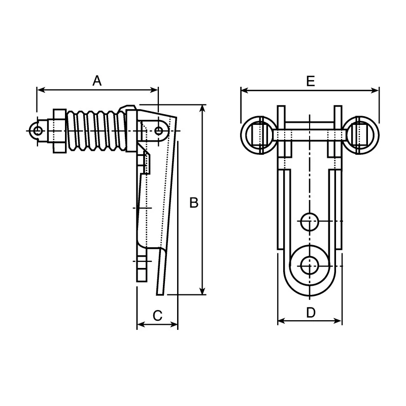 Savigny Stainless Steel Lockable Spring Loaded Toggle Latch 48mm x 35mm x 9mm 40015 IB