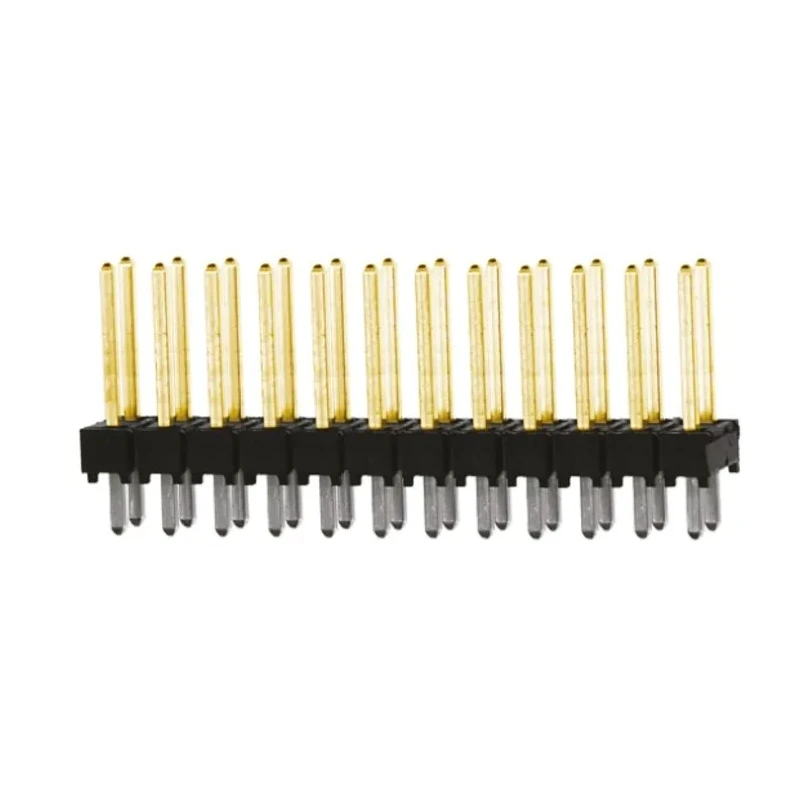 Samtec TSW Series Straight Through Hole Pin Header, 24 Contacts, 2.54 mm Pitch, 2 Row, Unshrouded, 550V TSW-112-14-L-D