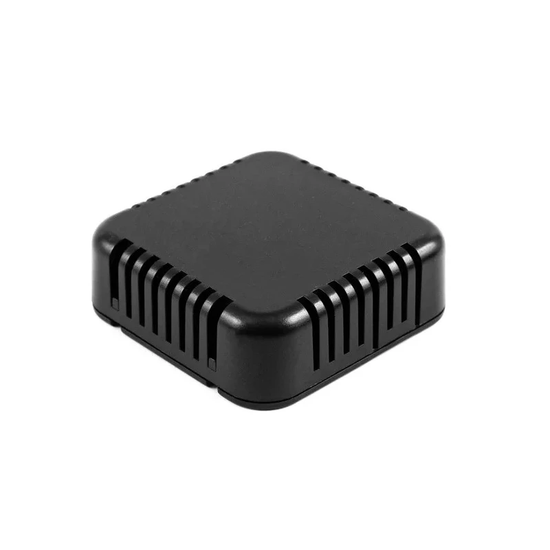 Hammond 1551 Series Black Black Lid ABS Enclosure 20mm Height 60mm Width 60mm IP30 1551V3BK