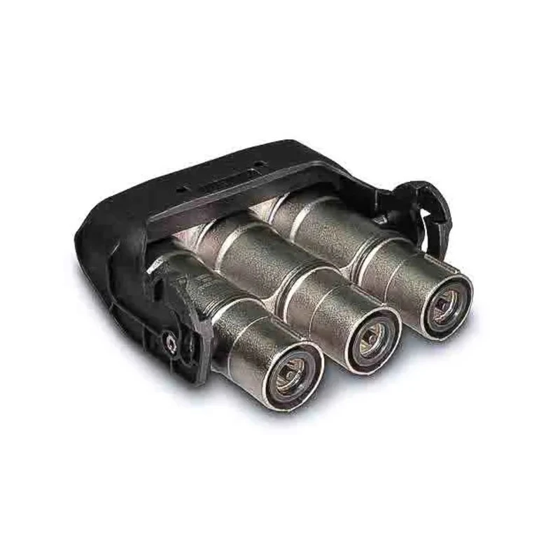 Amphenol Industrial Heavy Duty Power Connector Cable Press Fit 3 Way 300A 1.0kV PL183X-301-70