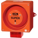 Clifford & Snell Red Sounder Beacon, 120 dB, 48V DC, IP66, Wall Bulkhead Mount, YL80/D50/R/RF/SU/WR