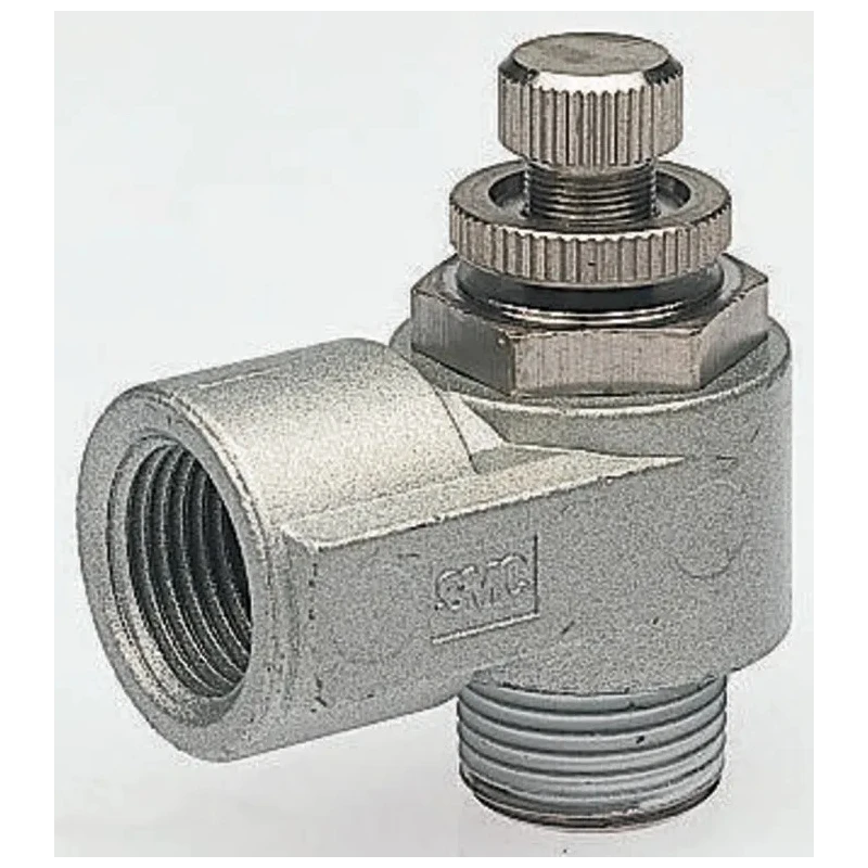SMC Threaded Series Exhaust Flow Regulator, Inlet Male Threaded Metric M5 x 0.8, Outlet Female Threaded Metric M5 AS1200-M5