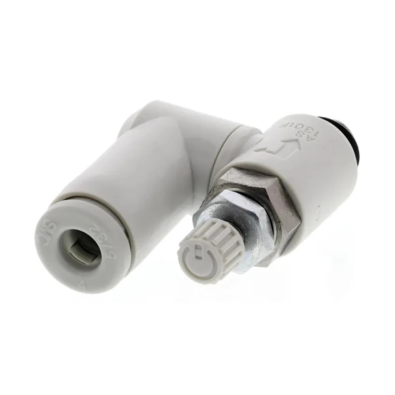 SMC AS Series Elbow Type Universal Type Flow Regulator Metric AS1301F-M5-04
