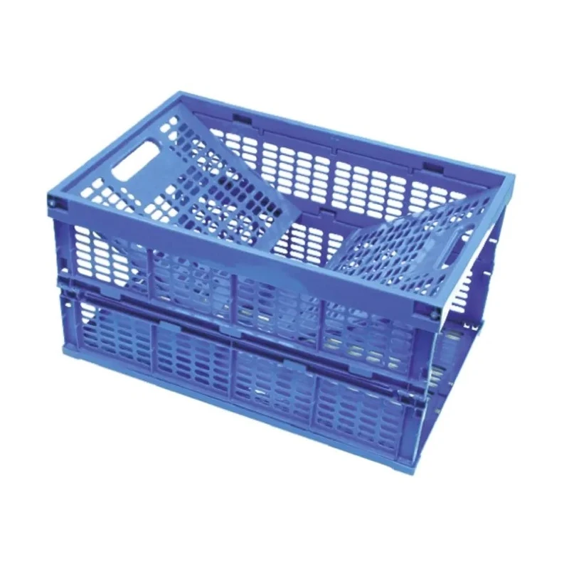 RS PRO 60L Blue Polypropylene Folding Crate, 290 mm x 575 mm x 380 mm 767-4992