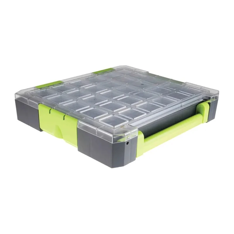 RS PRO Adjustable Compartments 16 Cell Polypropylene Compartment Box 375mm x 325mm x 70mm 767-4964