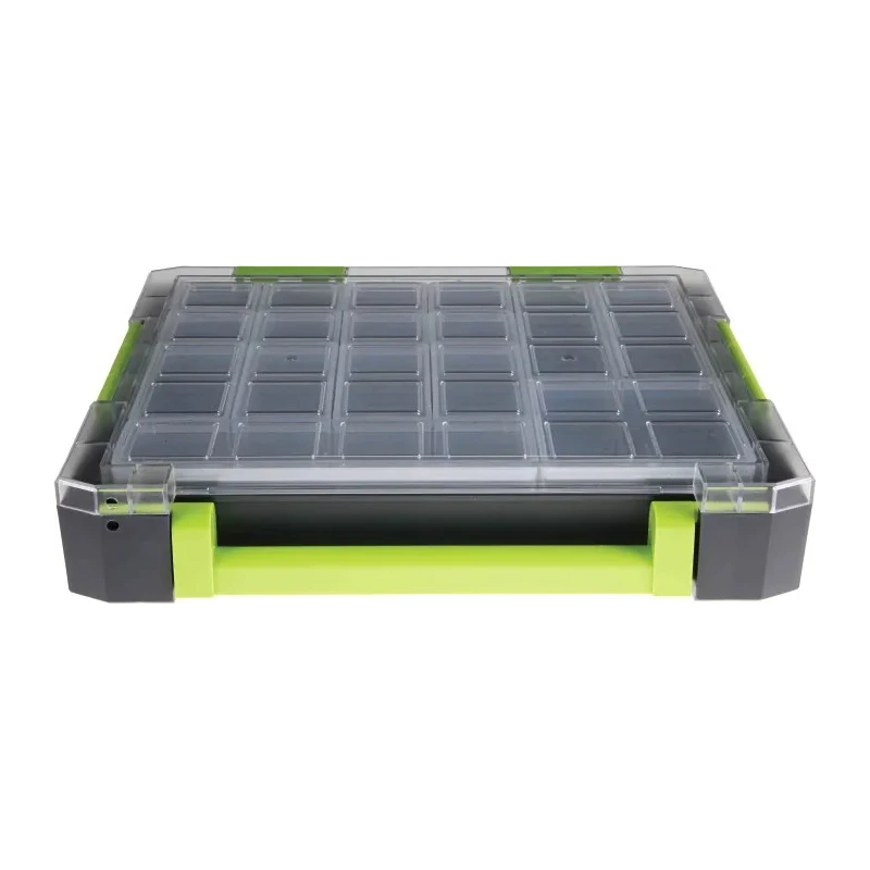 RS PRO Adjustable Compartments 16 Cell Polypropylene Compartment Box 375mm x 325mm x 70mm 767-4964