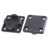 RS PRO Black Glass Filled Reinforced Nylon Polyamide 40 x 40 mm Strut Profile, 8 mm Groove 767-5617