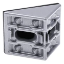 RS PRO Angle Bracket Connecting Component for 40 x 40 x 40 mm Strut Profile Groove Size 8 mm 767-5695