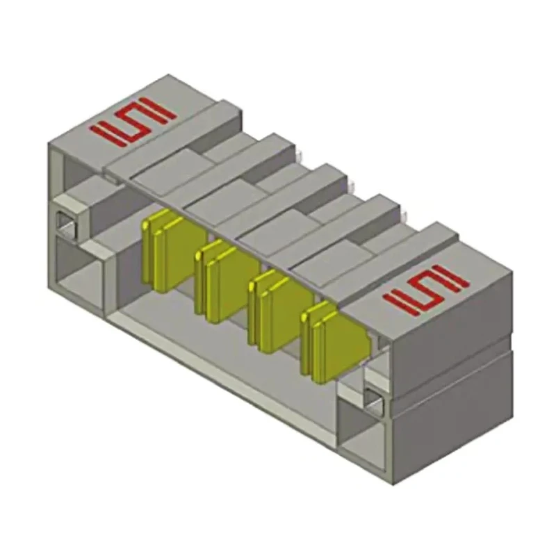 Samtec MPT Series Right Angle Through Hole PCB Header, 2 Contacts, 5 mm Pitch, 1 Row, Shrouded MPT-02-01-01-L-RA-SD