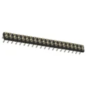Samtec SDL Series Straight Through Hole PCB Socket, 40-Contact, 2 Row, 2.54 mm Pitch, 12A Current, Through Hole SDL-120-T-10