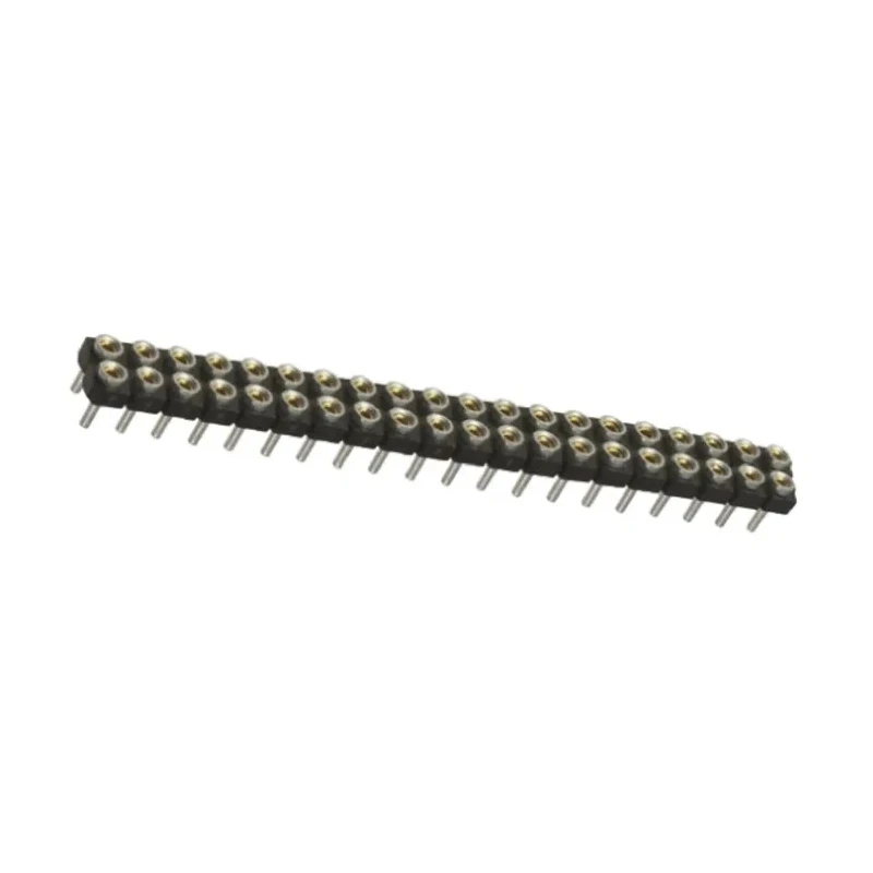 Samtec SDL Series Straight Through Hole PCB Socket, 40-Contact, 2 Row, 2.54 mm Pitch, 12A Current, Through Hole SDL-120-T-10