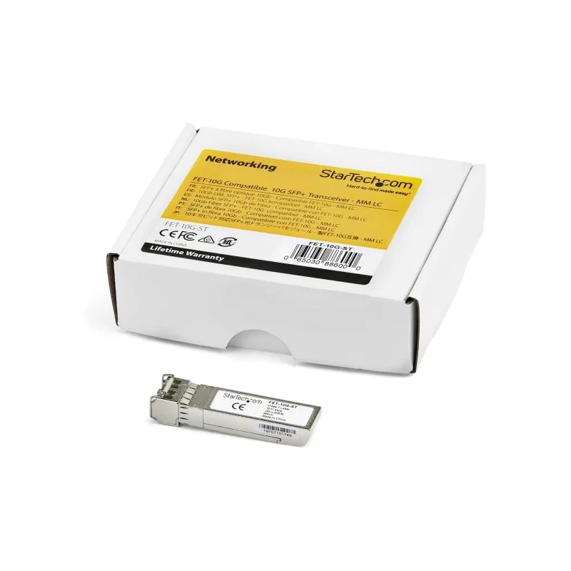 StarTech.com LC Multimode Transceiver Module Full Duplex 10Gbps 850nm Wavelength FET-10G-ST