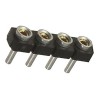 Samtec SL Series Straight Through Hole PCB Socket 4-Contact 1 Row 2.54 mm Pitch Solder SL-104-T-12