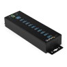 StarTech.com 10 Port USB 3.0 USB Hub, AC Adapter Powered, 198 mm Depth 30 mm Height 55 mm Width HB30A10AME