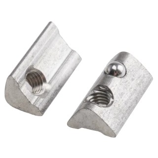 RS PRO Connecting Component T-Slot Nut Thread Size M5 for Strut Profile 30 mm Groove Size 6 mm 767-5538