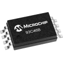 Microchip 1 kB Serial-Microwire EEPROM, 250 ns, 8-Pin SOIC, 4.5-5.5V, 2MHz, 16-Bit Word 93C46BT-I/SN