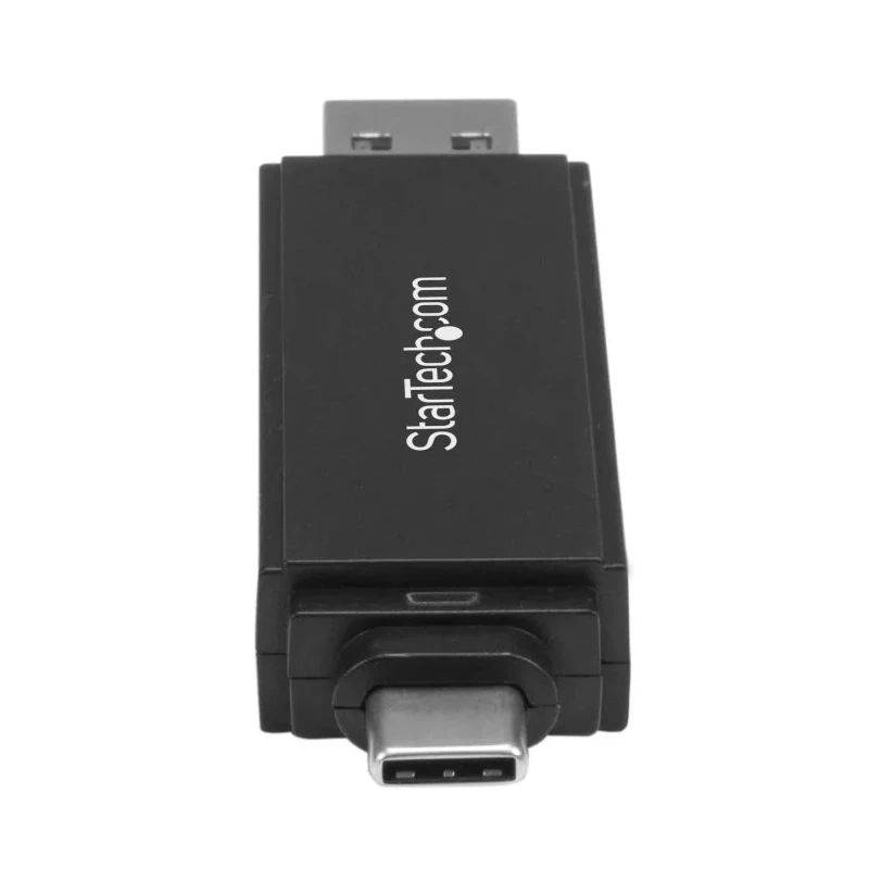 StarTech.com External 2-Port SD and MicroSD USB 3.1 Card Reader Writer 105mm x 70mm x 20mm SDMSDRWU3AC