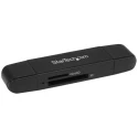 StarTech.com External 2-Port SD and MicroSD USB 3.1 Card Reader Writer 105mm x 70mm x 20mm SDMSDRWU3AC