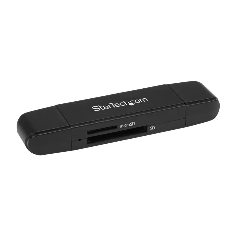 StarTech.com External 2-Port SD and MicroSD USB 3.1 Card Reader Writer 105mm x 70mm x 20mm SDMSDRWU3AC