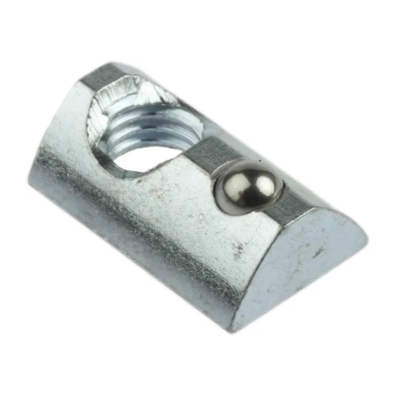 RS PRO Steel M8 T-Slot Nut Connecting Component for 40 mm Strut Profile Groove Size 8 mm 767-5667