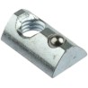 RS PRO Steel M8 T-Slot Nut Connecting Component for 40 mm Strut Profile Groove Size 8 mm 767-5667