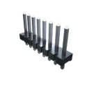 Samtec FWJ Series Right Angle Through Hole Pin Header 2 Contacts 3.96 mm Pitch 1 Row Unshrouded FWJ-02-02-T-S-RA
