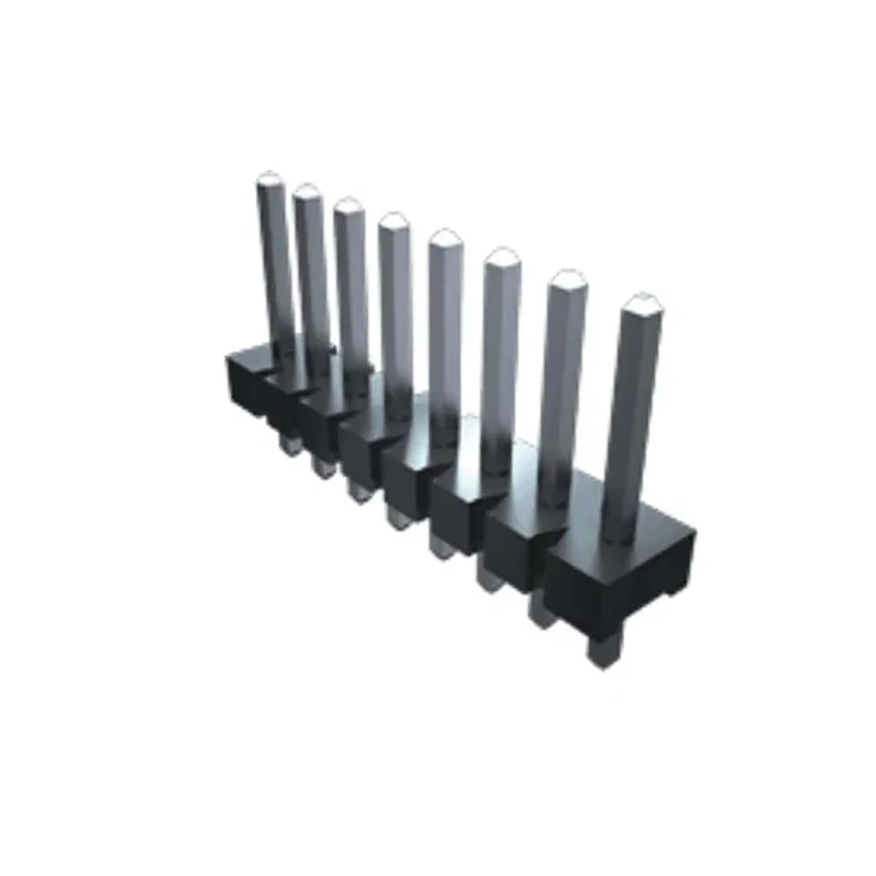 Samtec FWJ Series Right Angle Through Hole Pin Header 2 Contacts 3.96 mm Pitch 1 Row Unshrouded FWJ-02-02-T-S-RA