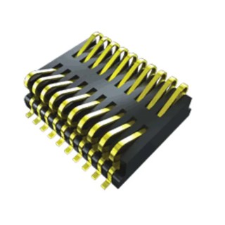 Samtec FSI Series Straight Surface PCB Header 20 Contact, 1 mm Pitch, 1 Row, Shrouded FSI-120-06-L-D-AD