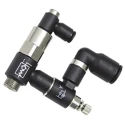 Legris Pneumatic Solenoid Valve Pilot G 1/8 in Port Size 10 bar Pressure Nickel Plated Brass Polymer Body 7894 06 10