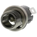 Switchcraft Straight DC Power Socket Panel Mount 5A 12.0V Silver 722A-RS