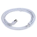 Weidmüller IE Cat6 Shielded Screened Ethernet Cable with Low Smoke Zero Halogen Grey Jacket, 3 m Cat6