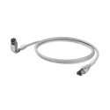 Weidmüller IE Cat6 Shielded Screened Ethernet Cable with Low Smoke Zero Halogen Grey Jacket, 3 m Cat6