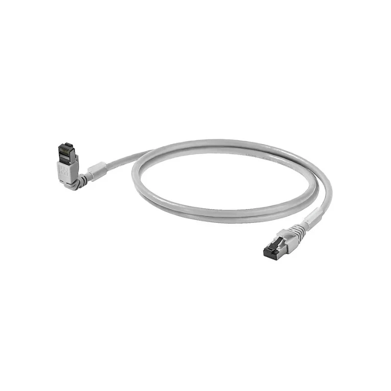Weidmüller IE Cat6 Shielded Screened Ethernet Cable with Low Smoke Zero Halogen Grey Jacket, 3 m Cat6