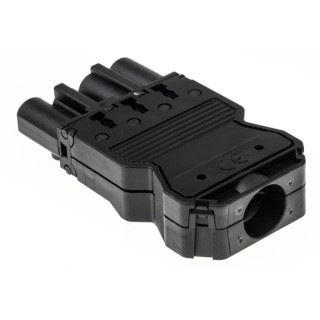 Wieland GST18i4 Series 4-Pole Cable Mini Male Screw Lighting Connector 400V 20A IP40 GST18i4