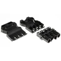 Wieland GST18i4 Series 4-Pole Cable Mini Male Screw Lighting Connector 400V 20A IP40 GST18i4