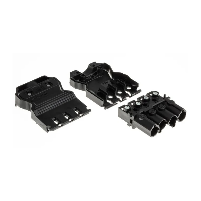 Wieland GST18i4 Series 4-Pole Cable Mini Male Screw Lighting Connector 400V 20A IP40 GST18i4