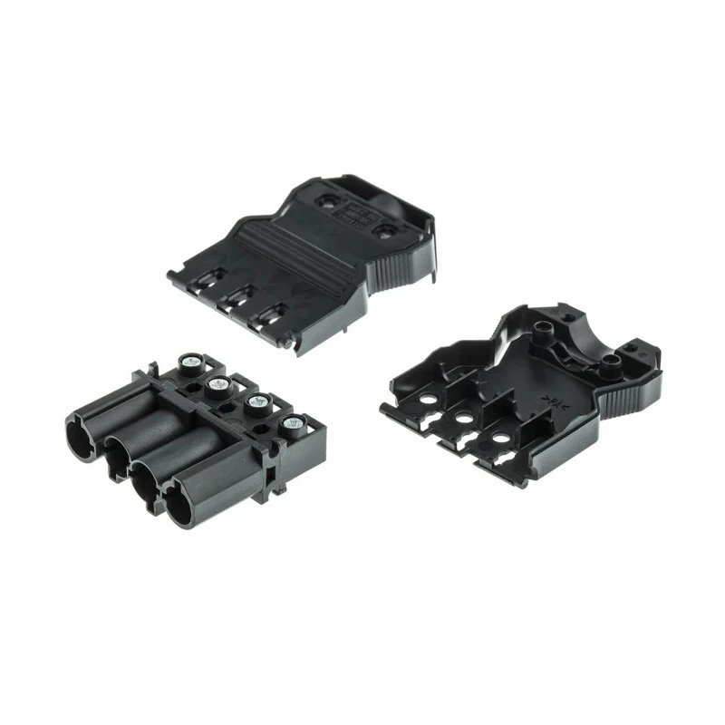 Wieland GST18i4 Series 4-Pole Cable Mini Male Screw Lighting Connector 400V 20A IP40 GST18i4