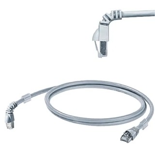 Weidmüller Shielded Screened Cat6 Ethernet Cable 3 m, Grey Low Smoke Zero Halogen CAT6