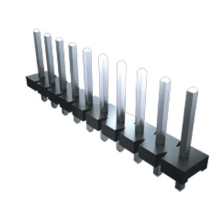 Samtec HPM Series Straight Surface Pin Header 5 Contact 5.08 mm Pitch 1 Row Unshrouded HPM-05-01-T-S