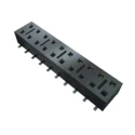 Samtec HLE Series Straight Surface PCB Socket 3-Contact 2 Row 2.54 mm Pitch 400V HLE-103-02-L-DV-BE