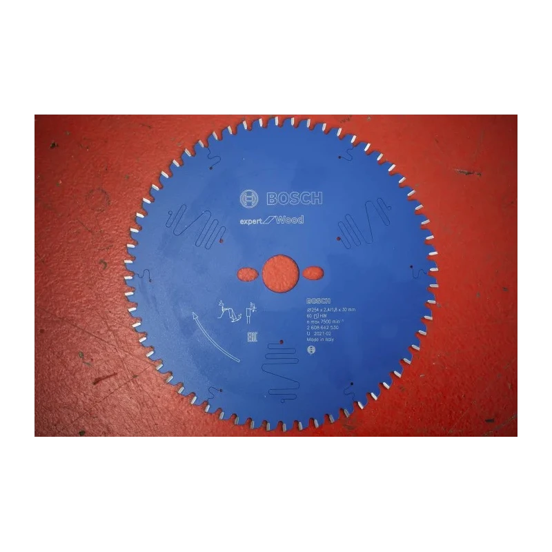 Bosch Circular Saw Blade 254 mm Diameter, 60 Teeth, Alternate Top Bevel, 1.8 mm Kerf Thickness, Arbor Diameter 30 2608642530