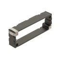 HARTING PCB Header Accessory Frame for Use with Industrial Connectors Black Stainless Steel Polyamide 09300249301
