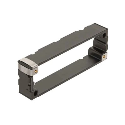 HARTING PCB Header Accessory Frame for Use with Industrial Connectors Black Stainless Steel Polyamide 09300249301