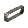 HARTING PCB Header Accessory Frame for Use with Industrial Connectors Black Stainless Steel Polyamide 09300249301